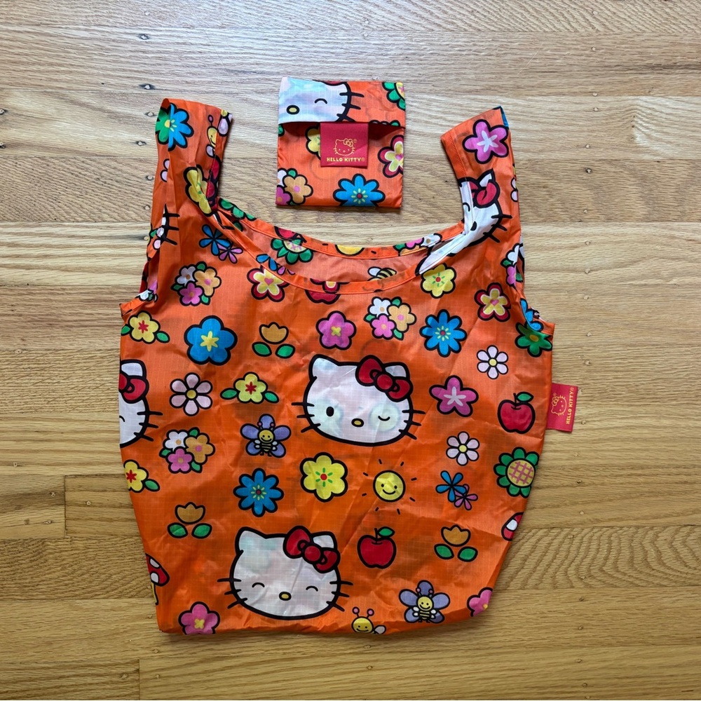 Hello Kitty Floral Orange Bag